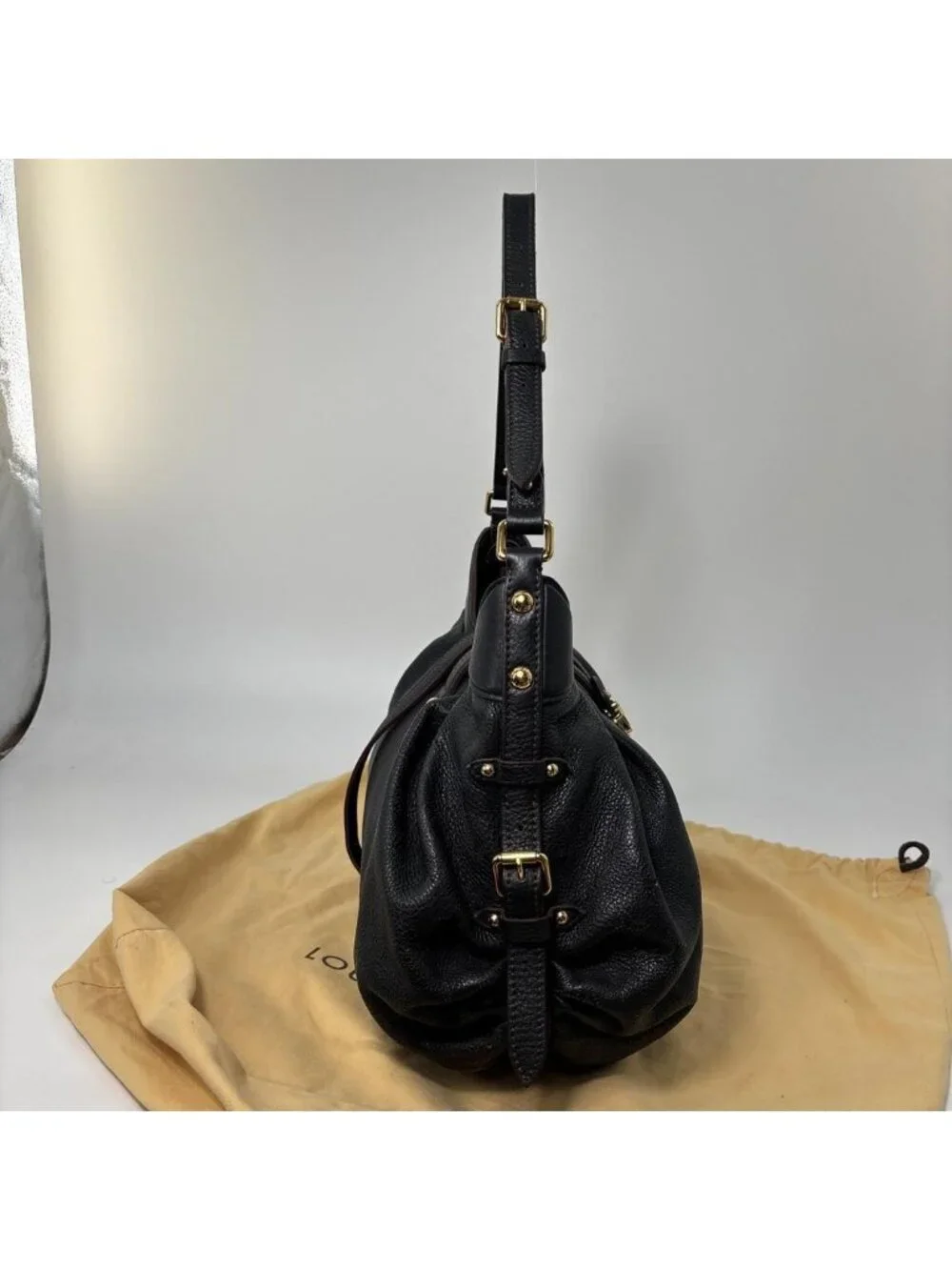 Louis Vuitton Mahina XS Shoulder Bag Black
